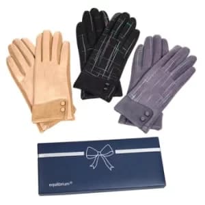Metallic Lines Boxed Gloves