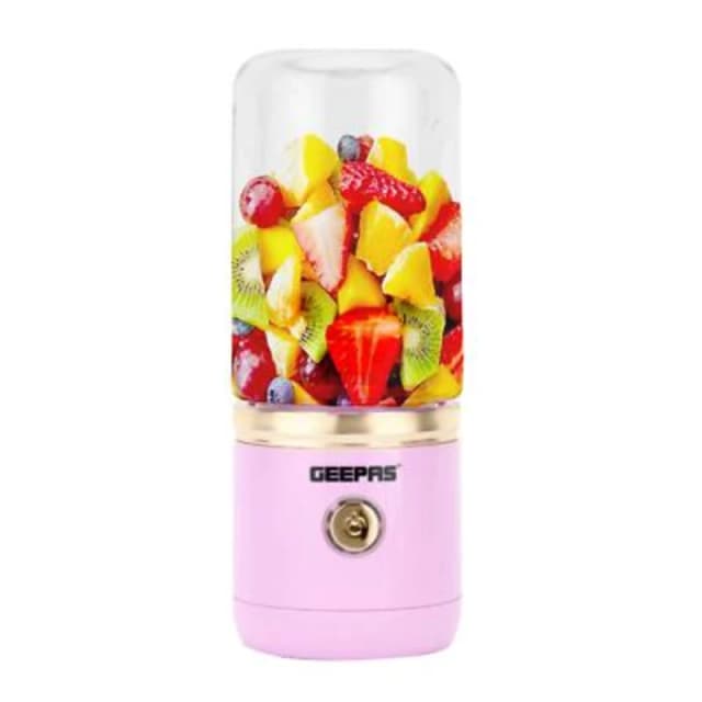Geepas GSB44110UK-WT 420ml Mini Rechargeable Blender