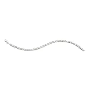 JG Signature 9ct White Gold Circle Tennis Bracelet