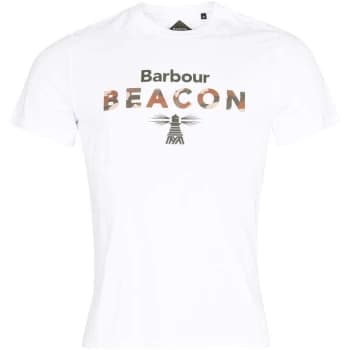 Barbour Beacon Camo T-Shirt - White