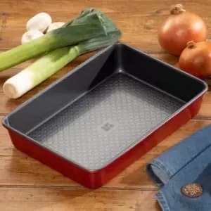 Hairy Bikers Large Roasting Tin - Red