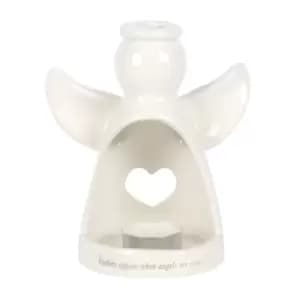 15cm Feathers Appear Angel Tealight Holder