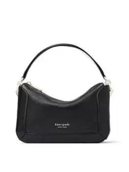 Kate Spade Crush Pebbled Leather Cross-Body Bag - Black