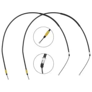 RIDEX Brake Cable PEUGEOT,CITROEN 124C1082 4745H8,96263856,9626385680 Hand Brake Cable,Parking Brake Cable,Cable, parking brake 4745H8,96263856