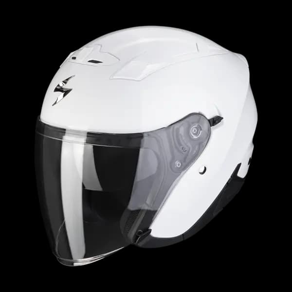 Scorpion EXO-230 Solid White Jet Helmet Size XS