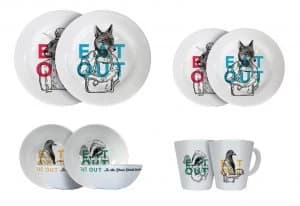 OLPRO EAT OUT Melamine set 8 Piece