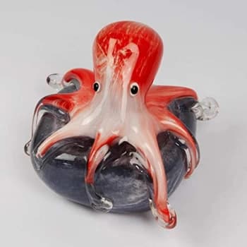 Objets d'Art Glass Ornament - Octopus