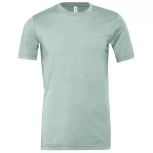 Bella + Canvas Adults Unisex Heather CVC T-Shirt (M) (Prism Dusty Blue Heather)