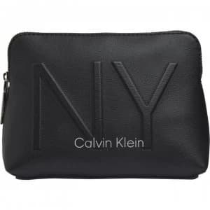 Calvin Klein NY Shaped Wash Bag - BLACK BAX