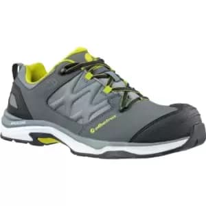 Mens Leather Ultratrail Low Lace Up Safety Shoe (10 UK) (Grey/Combined)