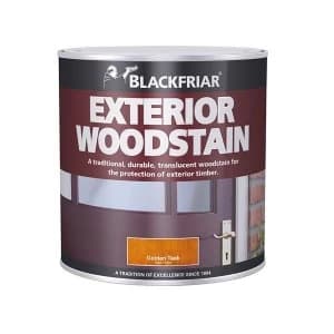 Blackfriar Traditional Exterior Woodstain Nut Brown 1 litre
