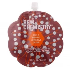 Real Chemistry Environmental Rescue Essential Day Cream 10ml with Flower Shaped Eco-Pouch