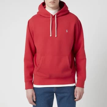 Polo Ralph Lauren Mens Fleece Hoodie - Starboard Red - M