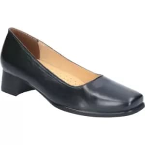 Amblers Walford Ladies Shoes Wide Fit Court Navy Size 4