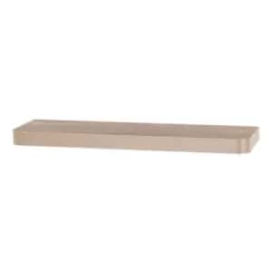 Trent Narrow Floating Shelf Kit in Oak Effect, 800mm x 145mm