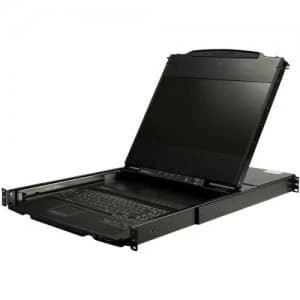 17in Dual Rail Rackmount KVM Console