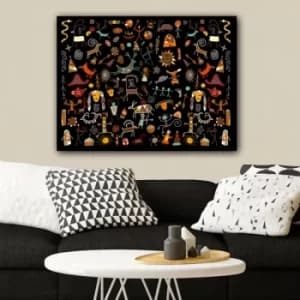 1376653367_70100 Multicolor Decorative Canvas Painting
