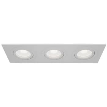 Maytoni Lighting - Atom Recessed Triple Square Downlight White, 3 Light, GU10