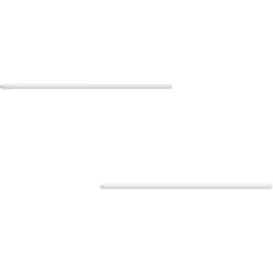 2 PACK Wall Flush Ceiling Light Colour White Shade White Plastic Bulb LED 8.2W