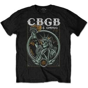 CBGB - Liberty Unisex Large T-Shirt - Black