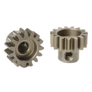 Corally M1.0 Pinion Short Hardened Steel 15 Teeth Shaft Dia. 5Mm Mod1