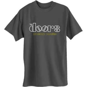 The Doors - LA California Unisex X-Large T-Shirt - Grey