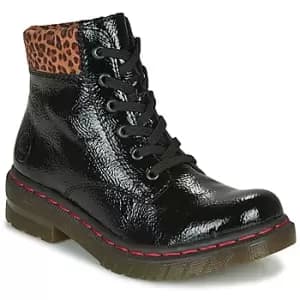Rieker 76212-00 womens Mid Boots in Black