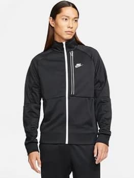 Nike NSW Mens N98 Tribute Jacket - Black/White, Size 2XL, Men