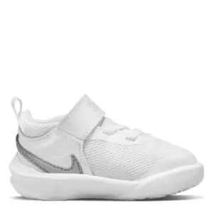 Nike Team Hustle D 10 Baby/Toddler Shoes - Silver