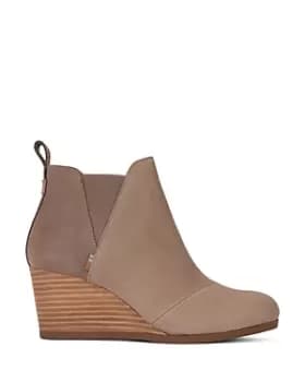 Toms Womens Wedge Booties