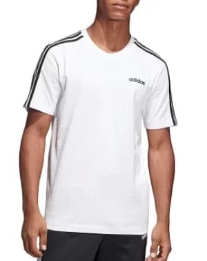adidas Essential 3 Stripe T-Shirt
