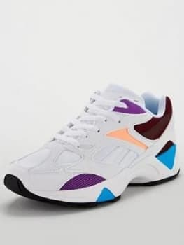 Reebok Aztrek 96 - White/Burgundy, Size 3, Women