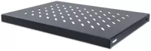 Intellinet 19" Fixed Shelf, 1U, 345mm Depth, Max 50kg, Black