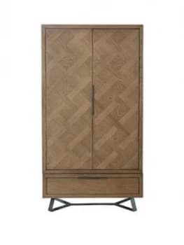 K-Interiors Regis 2 Door, 1 Drawer Wardrobe