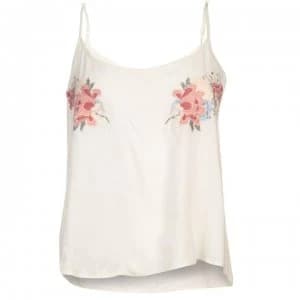 SoulCal Embellish Cami Vest Ladies - Cream