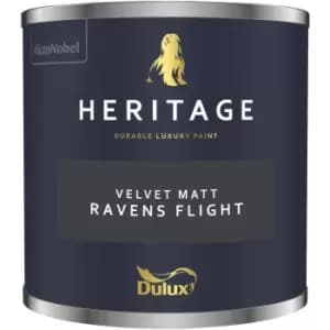 Dulux Heritage Velvet Matt Ravens Flight Matt Emulsion Paint 125ml