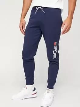 Tommy Jeans Athletics Logo Joggers - Twilight Navy, Twilight Navy, Size L, Men
