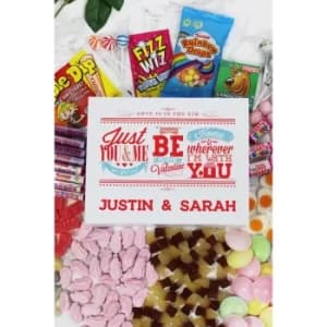 Personalised Be My Valentine Deluxe Sweet Box