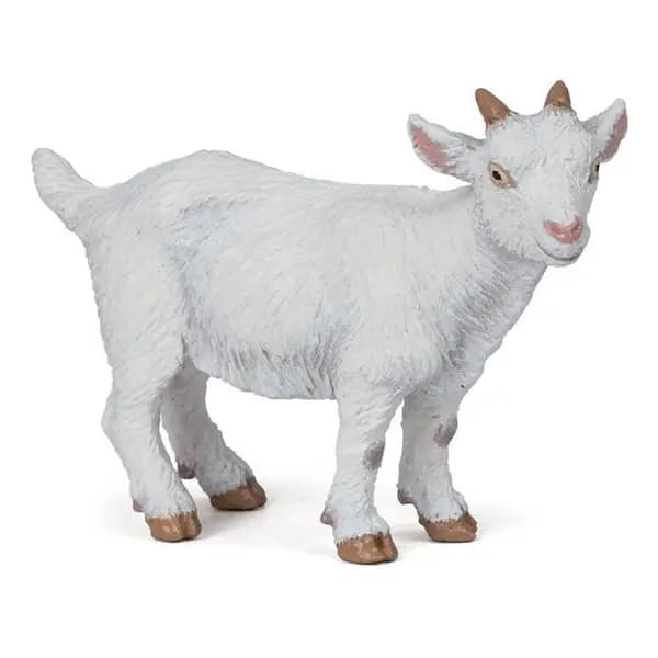 PAPO Farmyard Friends White Kid Goat Toy Figure - Multi One Size
