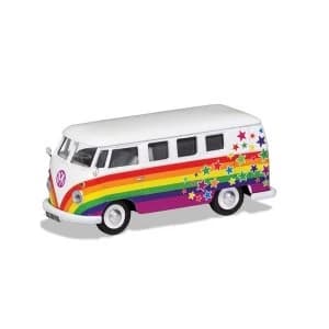 Peace Love and Wishes Volkswagen Campervan Corgi 1:43 Model Van