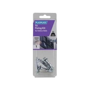 Plasplugs TV Fixing Kit for Solid Walls