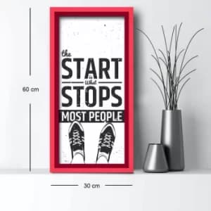 3060AHS-014 Multicolor Decorative Framed MDF Painting