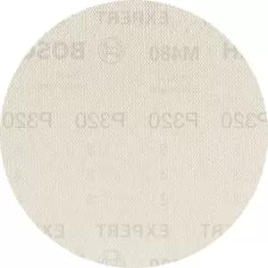Bosch Expert M480 125mm Net Abrasive Sanding Disc 125mm 320g Pack of 50