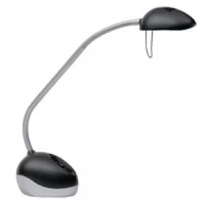 Alba Halox Halogen Desk Lamp 3550W Black HALOX N