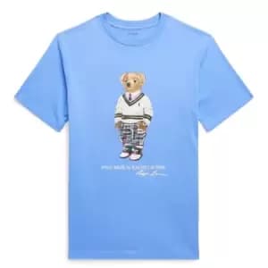 Polo Ralph Lauren Boys Bear Logo T Shirt - Blue