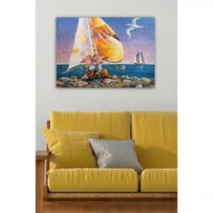 1101741929-5070 Multicolor Decorative Canvas Painting