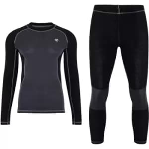 Dare 2b Advanced Wool Base Layer Set Black Ebony Black mens in Black - Sizes UK S,UK M,UK L