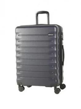 Rock Luggage Synergy Medium 8 Wheel Navy Suitcase