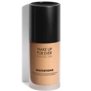 MAKE UP FOR EVER watertone Foundation No Transfer and Natural Radiant Finish 40ml (Various Shades) - R370-Medium Beige