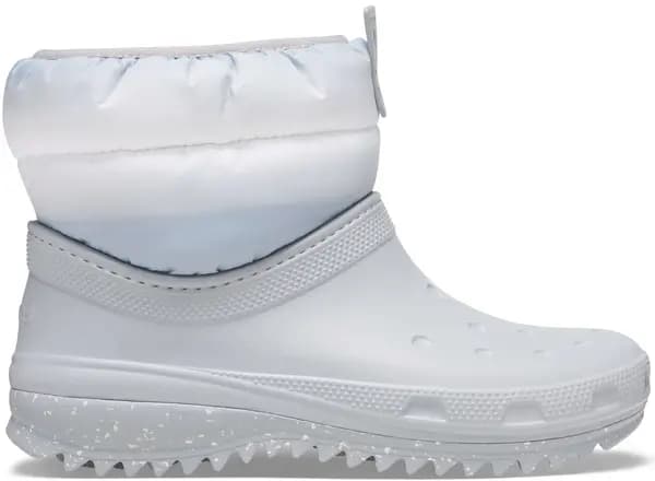 Crocs Women Classic Neo Puff Shorty Boot Boots Light Grey / White 4